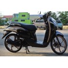 HONDA SCOOPY Iมอเตอร์ไซค์มือสองDD สีดำปี53แมกส์17 ยางใหม่ เครื่องดี เดิมๆ แต่งภายนอกเท่านั้น