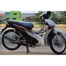 HONDAWAVE110 I ปี58 สตาร์ทมือ สี ขาว ใหม่มากๆ  มอเตอร์ไซค์มือสองDD